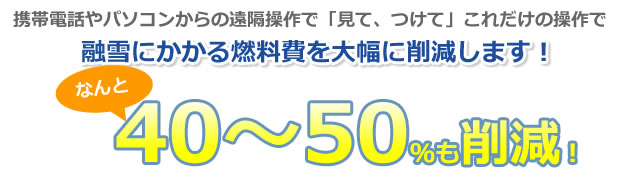 大幅にコストを削減！